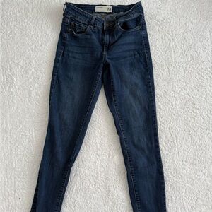 Garage Dark Blue Skinny Jeans